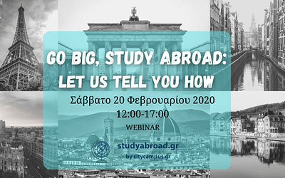 Virtual Event Go Big, Study Abroad: Let us tell you how